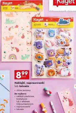 Biedronka Naklejki, naprasowanki lub tatuaże oferta