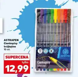 Kaufland ASTRAPEN Cienkopisy trójkątne 10 szt oferta