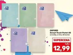 Kaufland OXFORD Zeszyt Touch Pastel A5 oferta