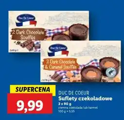 Lidl DUC DE COEUR Suflety czekoladowe oferta
