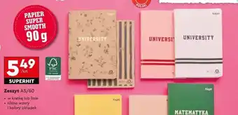 Biedronka Zeszyt A5/60 oferta