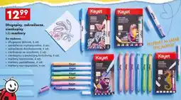 Biedronka Długopisy, zakreślacze, cienkopisy lub markery oferta
