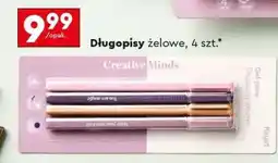 Biedronka Długopisy żelowe, 4 szt oferta