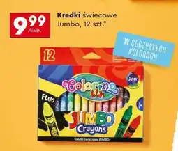Biedronka Kredki świecowe Jumbo, 12 szt oferta