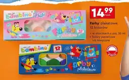 Biedronka Farby plakatowe 12 kolorów oferta