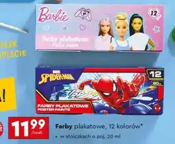 Biedronka Farby plakatowe 12 kolorów oferta