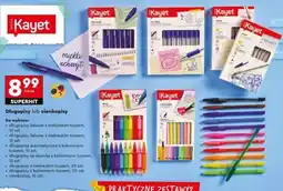 Biedronka Długopisy lub cienkopisy oferta
