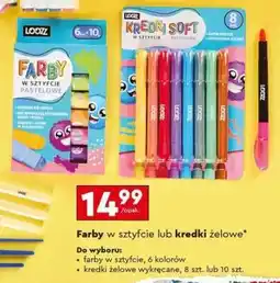Biedronka Farby w sztyfcie lub kredki żelowe oferta