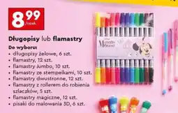 Biedronka Długopisy lub flamastry oferta
