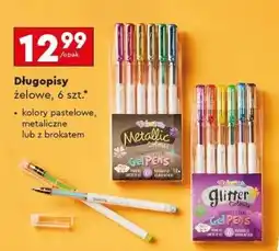 Biedronka Długopisy żelowe, 6 szt oferta