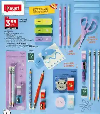 Biedronka Artykuły szkolne oferta