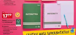 Biedronka Zeszyt tematyczny lub kołozeszyt oferta