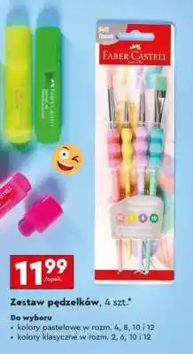 Biedronka Zestaw pędzelków, 4 szt oferta