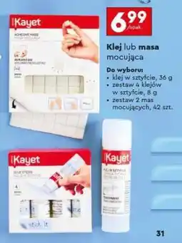 Biedronka Klej lub masa mocująca oferta
