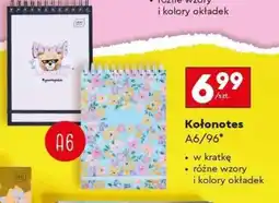 Biedronka Kołonotes A6/96 oferta