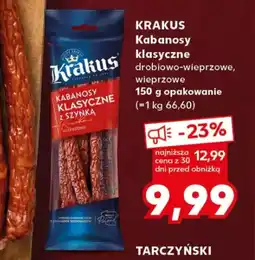 Kaufland KRAKUS Kabanosy klasyczne oferta