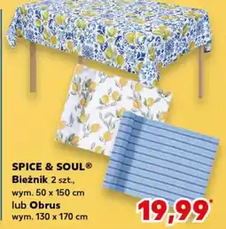 Kaufland SPICE & SOUL Bieżnik lub Obrus oferta