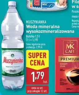 ALDI Woda mineralna wysokozmineralizowana oferta