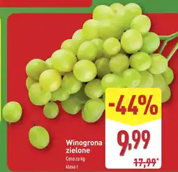 ALDI Winogrona zielone oferta