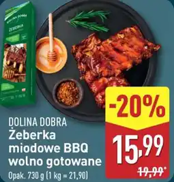 ALDI Żeberka miodowe BBQ wolno gotowane oferta