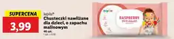 Lidl Chusteczki nawilżane o zapachu malinowym LUPILU oferta