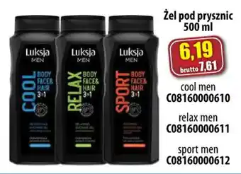 AT Zel pod prysznic Luksja Men oferta
