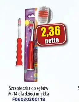 AT Szczoteczka do zębów M-14 dla dzieci miękka oferta