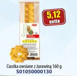 AT Ciastka owsiane z żurawiną oferta