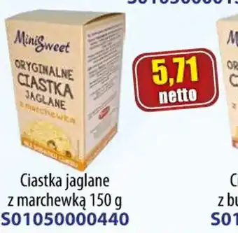 AT Ciastka jaglane z marchewką oferta