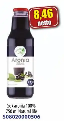 AT Sok aronia Natural life oferta