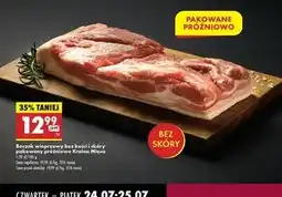 Biedronka Boczek wieprzowy oferta