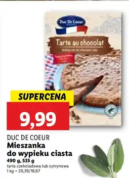Lidl Ciasto Duc De Coeur Mieszanka do wypieku tarta czekoladowa oferta