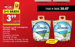 Biedronka Serek twarogowy Almette jogurtowy oferta