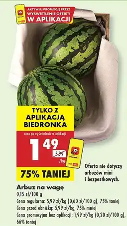 Biedronka Arbuz Biedronka oferta