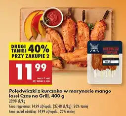 Biedronka Polędwiczki z kurczaka w marynacie mango lassi Czas na Grill oferta