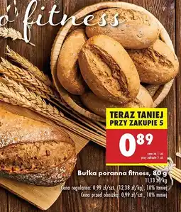 Biedronka Bułka poranna fitness Biedronka oferta