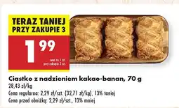 Biedronka Ciastko z nadzieniem kakao-banan Biedronka oferta