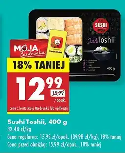 Biedronka Sushi Toshii oferta
