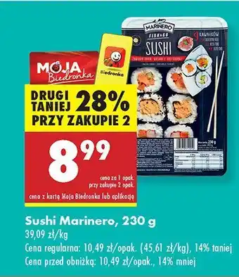 Biedronka Sushi Marinero oferta