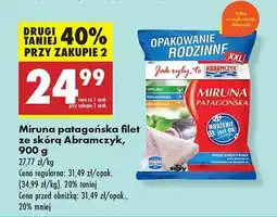 Biedronka Miruna patagońska filet ze skórą Abramczyk oferta