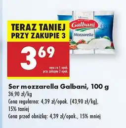 Biedronka Ser mozzarella Galbani oferta