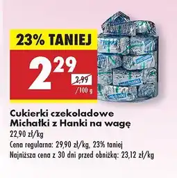 Biedronka Cukierki czekoladowe Michałki z Hanki oferta