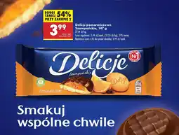 Biedronka Ciastka Delicje pomarańczowe Szampańskie oferta