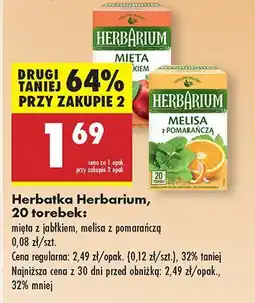 Biedronka Herbata Herbarium oferta