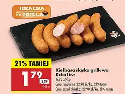 Biedronka Kiełbasa śląska grillowa Sokołów oferta