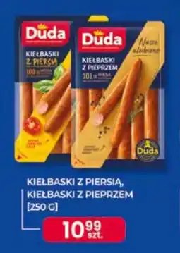 Dantex Kiełbaski z piersią, kiełbaski z pieprzem Duda oferta