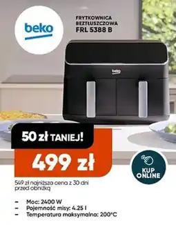 Max Elektro Frytkownica beztłuszczowa Beko FRL 5388 B oferta