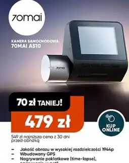 Max Elektro Kamera samochodowa 70mai A510 oferta