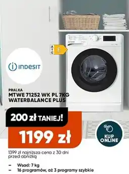 Max Elektro Pralka Indesit MTWE 71252 WK PL oferta