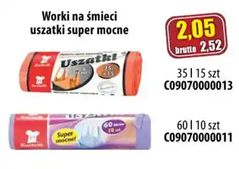 AT Worki na śmieci uszatki super mocne oferta